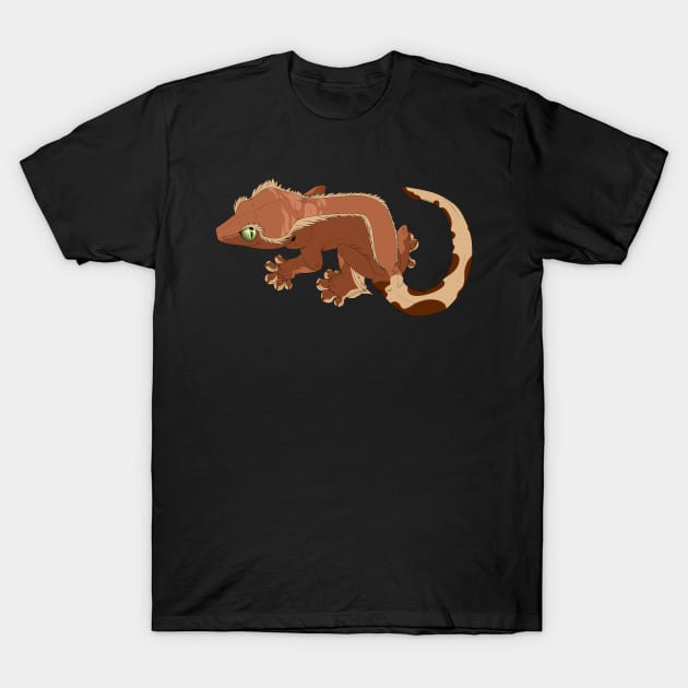 Crested Gecko T-Shirt by TwilightSaint